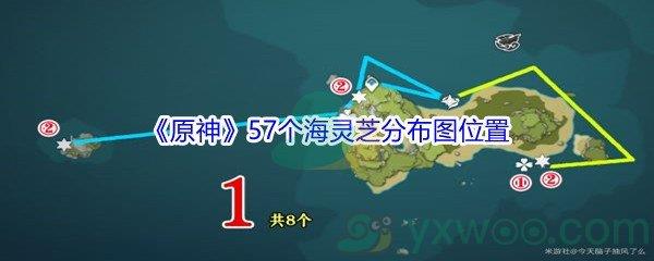 原神57个海灵芝分布图位置在哪里-原神57个海灵芝分布图位置介绍