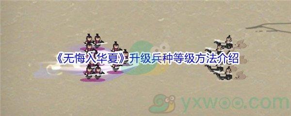 无悔入华夏怎么才能升级兵种等级呢-无悔入华夏升级兵种等级方法介绍