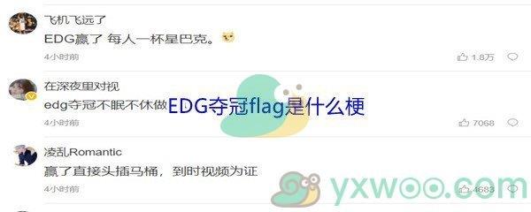 EDG夺冠flag是什么梗呢-EDG夺冠flag是什么意思呢