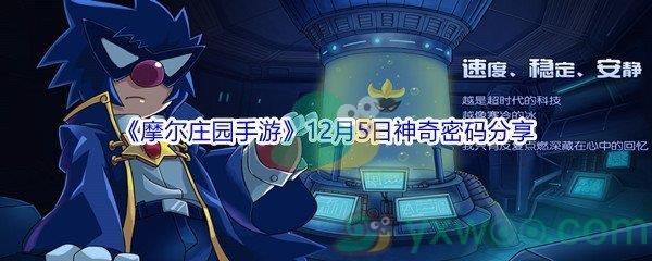 2021摩尔庄园手游12月5日神奇密码是什么呢-2021摩尔庄园手游12月5日神奇密码分享