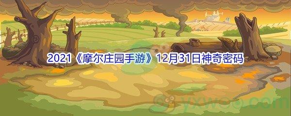 2021摩尔庄园手游12月31日神奇密码是什么呢-2021摩尔庄园手游12月31日神奇密码分享