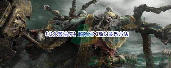 艾尔登法环怎么才能解除NPC敌对关系呢-艾尔登法环解除NPC敌对关系方法介绍