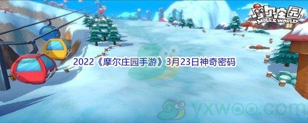 2022摩尔庄园手游3月23日神奇密码是什么呢-2022摩尔庄园手游3月23日神奇密码分享