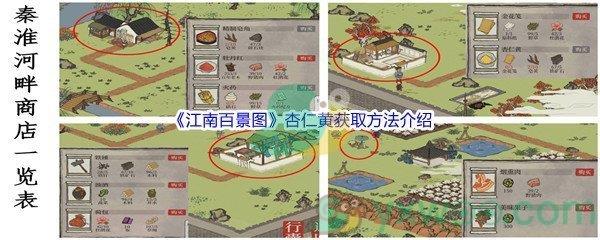 江南百景图杏仁黄怎么才能获取呢-江南百景图杏仁黄获取方法介绍