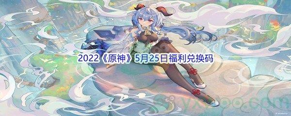 2022原神5月25日福利兑换码是什么呢-2022原神5月25日福利兑换码分享