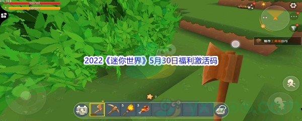 2022迷你世界5月30日福利激活码是什么呢-2022迷你世界5月30日福利激活码分享