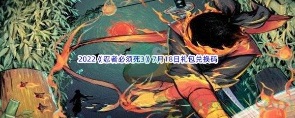 2022忍者必须死3手游7月18日礼包兑换码是什么呢-2022忍者必须死3手游7月18日礼包兑换码分享