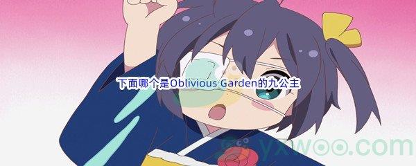 哔哩哔哩下面哪个是Oblivious Garden的九公主呢-哔哩哔哩b站硬核会员答案分享