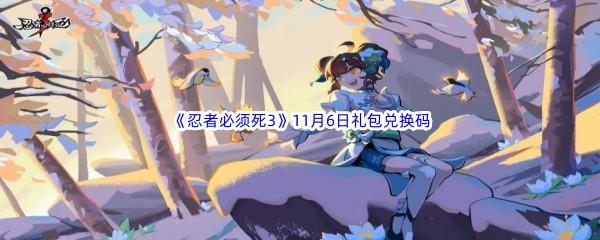 2022忍者必须死3手游11月6日礼包兑换码都有哪些呢-2022忍者必须死3手游11月6日礼包兑换码分享