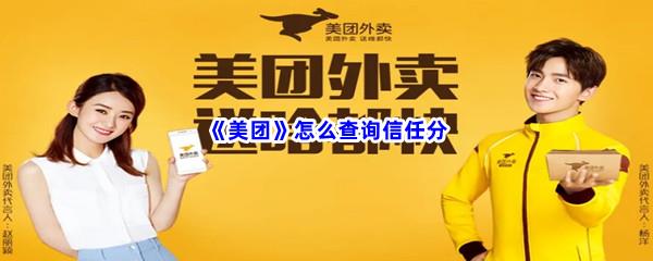 美团怎么查询信任分-美团信任分查询步骤介绍