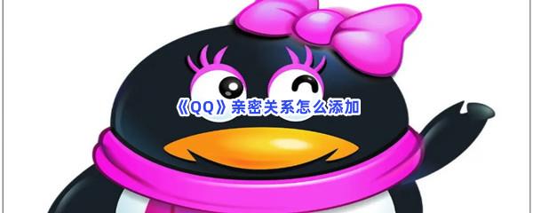 QQ亲密关系怎么添加-QQ添加亲密关系的步骤介绍