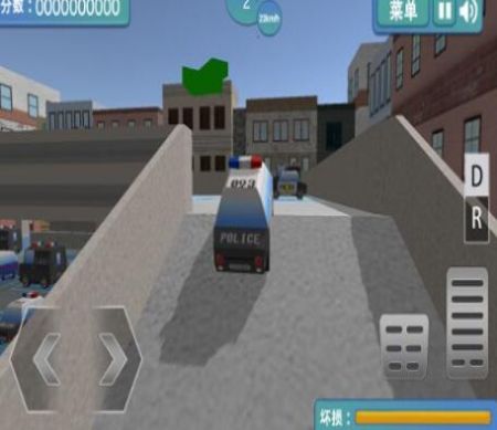 3D警车停车场2023版
